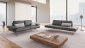 ABALIN, canapé design assises pivotantes chaises longues cuir ou tissu