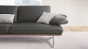 Canapé design ABALIN dossiers déployables cuir ou tissu
