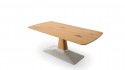 Table à manger rectangulaire TABLE.SEAN.9, plateau chêne ou noyer