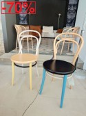 Chaises bistrot en bois courbé collector couleurs spéciales