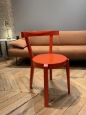 PUNTON chaise bois massif de hêtre couleur RAL Orange
