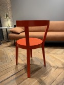 PUNTON chaise bois massif de hêtre couleur RAL Orange