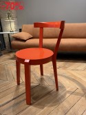PUNTON chaise bois massif de hêtre couleur RAL Orange