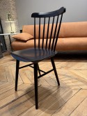 IRONICA, chaise en bois massif de hêtre teinte Dark Wengé