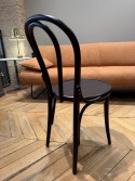 Chaise 18 en bois massif de hêtre teinte Dark wengé