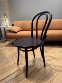 Chaise 18 en bois massif de hêtre teinte Dark wengé
