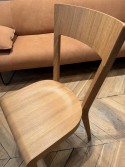 ERA, chaise en bois massif de chêne, teinte naturelle huilée