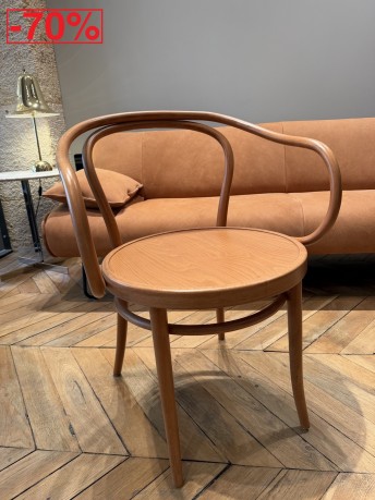 Fauteuil 30 en bois de hêtre courbé teinte Brown Sugar