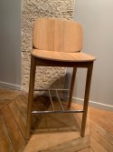 Tabouret AXEL bois massif de chêne naturel