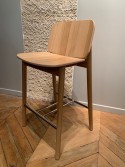 Tabouret AXEL bois massif de chêne naturel