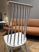 Chaise à barreaux LIVINGSTON hêtre blanc
