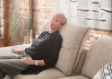 Canapé angle DEEP&LOUNGE tissu ou cuir chaise longue large 3 places