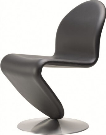 Chaise Verner Panton dining chair system 1-2-3 en cuir