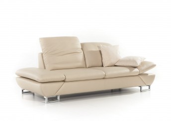LINEFLEX, canapé 2 places cuir ou tissu, dossiers réglables, appuie-tête