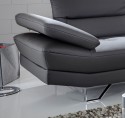 AFFEC.X, canapé d'angle cuir ou tissu 5 places design